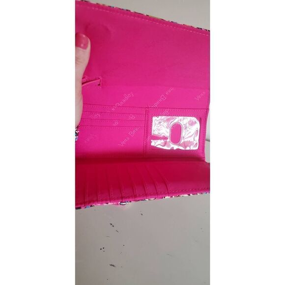 VERA BRADLEY Women's Wallet Crossbody in Sunburst Floral - Picture 5 of 6